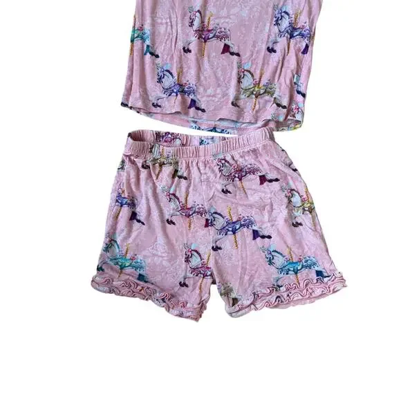 Posh Peanut carousel horse pajama set - Picture 3 of 3